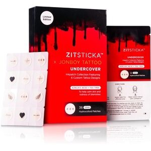 ZitSticka x Jonboy Tattoo Undercover Hydrocolloid Pimple Patches